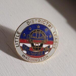 Little League Baseball Umpire Vintage 1996 Lapel Uniform Pin